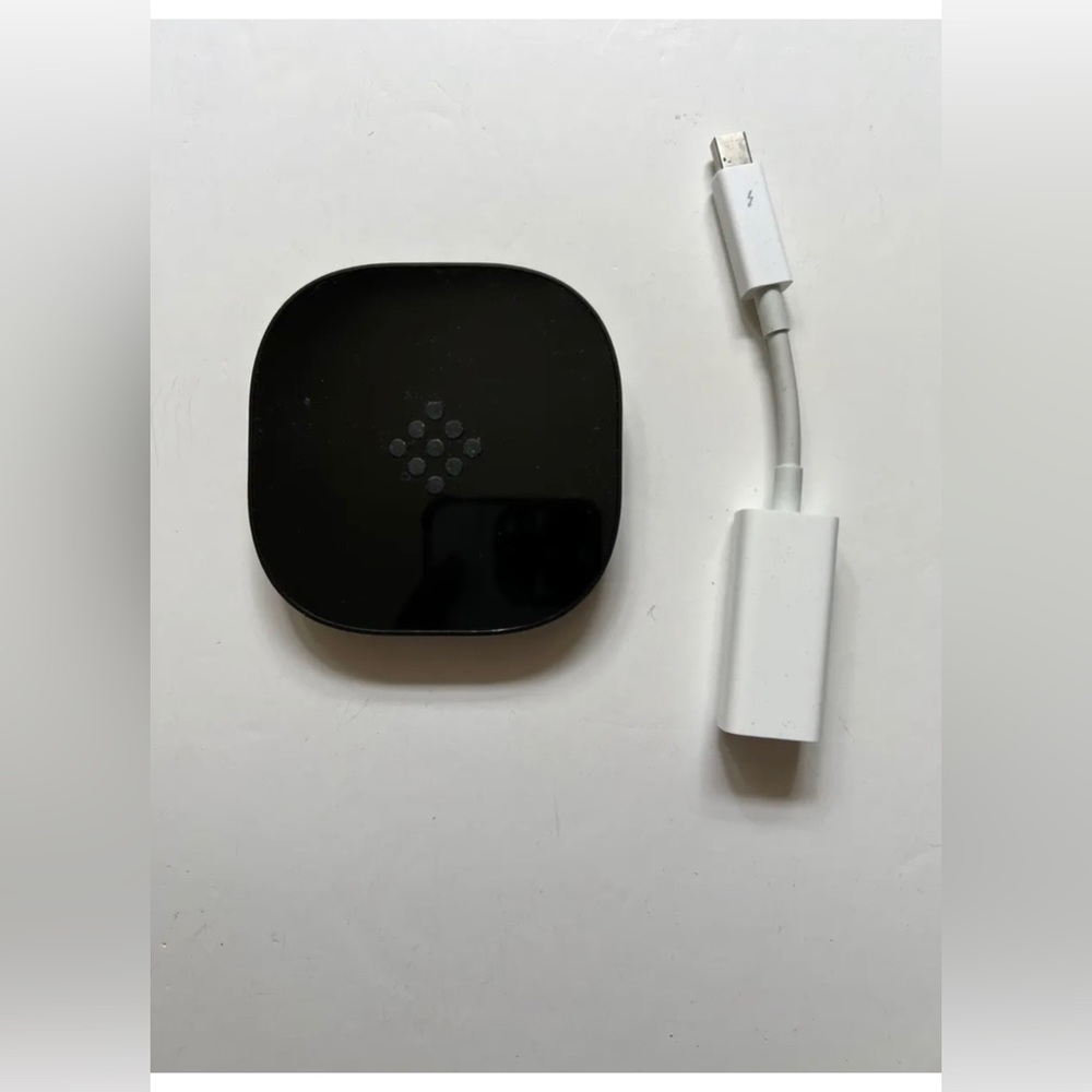 Apple Thunderbolt to Gigabit Ethernet Adapter + Kroma Wireless Charging Pad $40